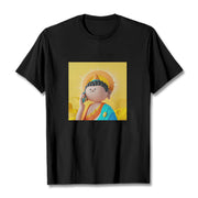 Buddha Stones Buddha Picks Up The Phone Tee T-shirt T-Shirts BS Black 2XL
