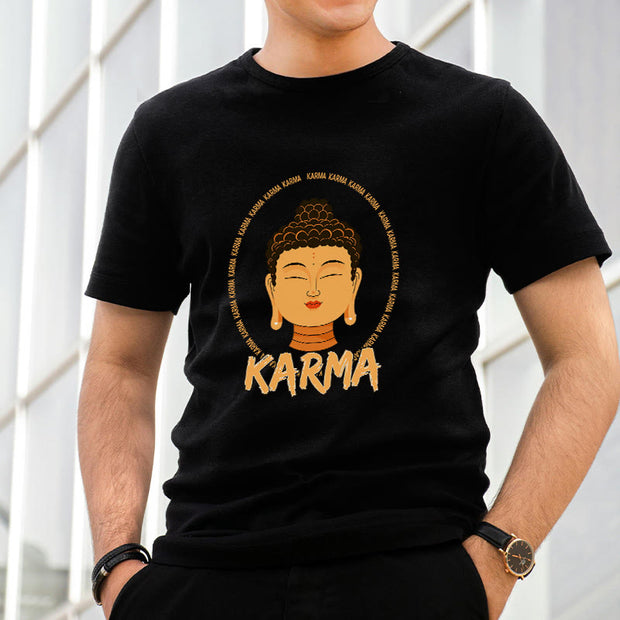 Buddha Stones Karma Buddha Tee T-shirt T-Shirts BS 2