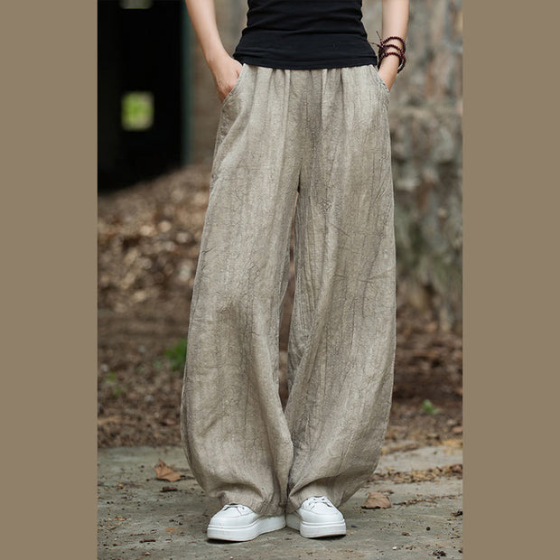 Buddha Stones Retro Tie Dye Harem Pants Casual Women's Yoga Pants With Pockets Harem Pants BS 4