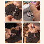 Buddha Stones Year Of The Dragon Hand Painted Chinese Zodiac Rosewood Carved Calm Key Chain (Extra 35% Off | USE CODE: FS35) - image 28