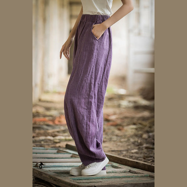 Buddha Stones Retro Tie Dye Harem Pants Casual Women's Yoga Pants With Pockets Harem Pants BS 45
