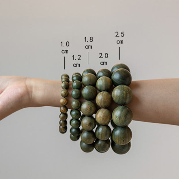 Buddha Stones Tibetan Green Sandalwood Soothing Cure Bracelet (Extra 35% Off | USE CODE: FS35) - image 22
