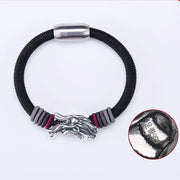 Buddha Stones 999 Sterling Silver Dragon Luck Handcrafted Braided Child Adult Bracelet (Extra 30% Off | USE CODE: FS30) Bracelet BS 6