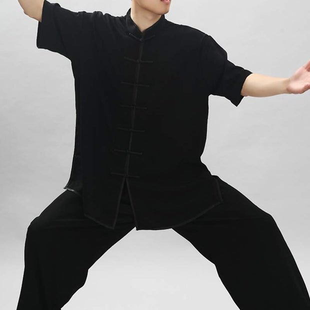 Buddha Stones Meditation Zen Prayer Spiritual Tai Chi Qigong Practice Unisex Embroidery Clothing Set (Extra 30% Off | USE CODE: FS30) - image 26