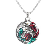 FREE Today: Bring Good Luck Tibetan Copper Koi Fish Success Necklace