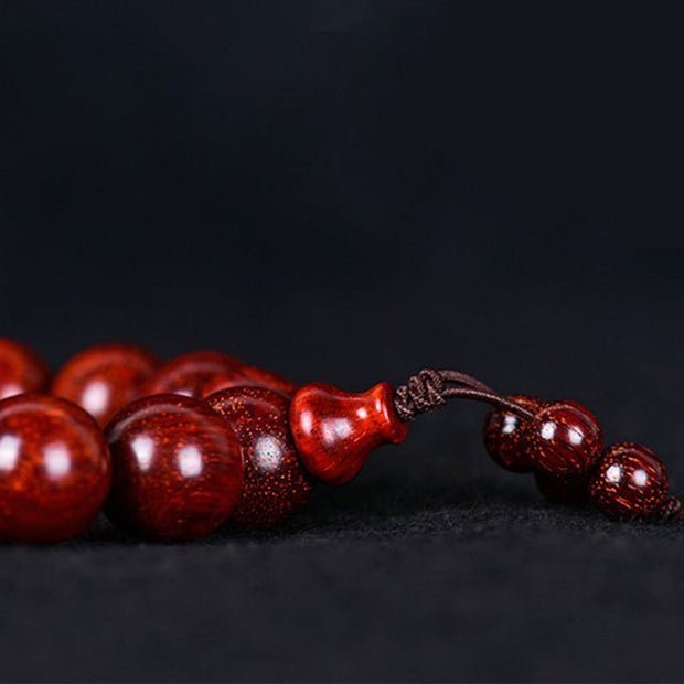 Tibetan Small Leaf Red Sandalwood Balance Bracelet (Extra 30% Off | USE CODE: FS30)