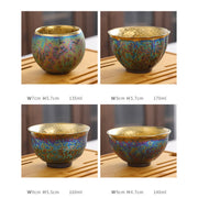Buddha Stones Colorful Ceramic Teacup Tea Cups - image 30