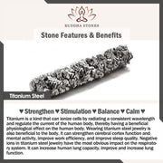 FREE Today: Balance and Calm Endless Knot Infinity Symbol Design Titanium Steel Leather Buckle Bracelet