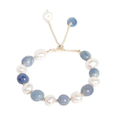 Buddha Stones Natural Blue Aventurine Crystal Pearl Bead Healing Bracelet (Extra 35% Off | USE CODE: FS35) - image 5