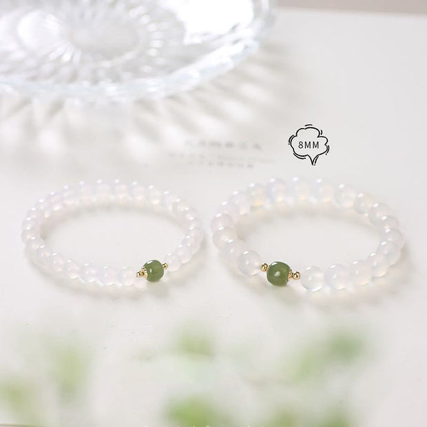 FREE Today: Purity White Agate Fortune Bracelet