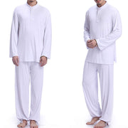 Buddha Stones Meditation Prayer Spiritual Zen Tai Chi Practice Yoga Clothing Men's Set