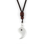 Buddha Stones 990 Sterling Silver Yin Yang Balance Harmony Necklace Pendant (Extra 30% Off | USE CODE: FS30) - Yang - image 8