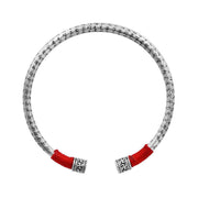 FREE Today: Good Fortune Tibet Om Mani Padme Hum Red String Bracelet Bangle