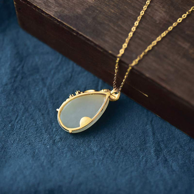 Buddha Stones Jade Peacock Copper Prosperity Necklace Pendant (Extra 30% Off | USE CODE: FS30) - image 5