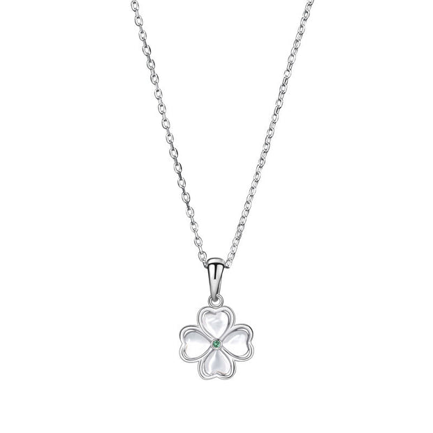 Buddha Stones 925 Sterling Silver Four Leaf Clover Chrysoberyl Cat Eye Love Necklace Pendant (Extra 35% Off | USE CODE: FS35) - image 5