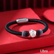 Buddha Stones 999 Sterling Silver 12 Constellations of the Zodiac Blessing Handmade String Bracelet (Extra 35% Off | USE CODE: FS35) - Libra - image 13