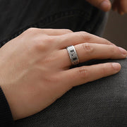 FREE Today: Balance and Harmony Bagua Yin Yang Titanium Steel Rotatable Ring