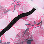 Buddha Stones Cherry Blossoms Sakura Lines Print Sports Yoga Cropped Leggings Women's Yoga Capri Pants Women's Capri Pants BS 6