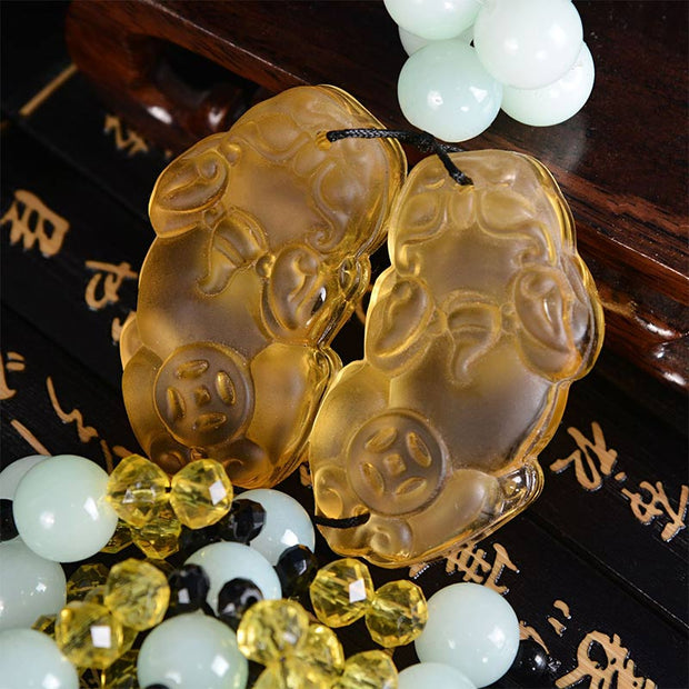 Buddha Stones FengShui Jade PiXiu Harmony Car Pendant Decoration (Extra 30% Off | USE CODE: FS30) - image 6