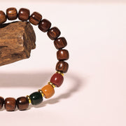 Buddha Stones Ebony Wood Rosewood Peace Balance Bracelet Bracelet BS 16