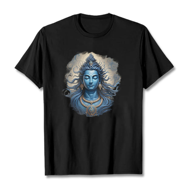 Buddha Stones OM NAMAH SHIVAYA Buddha Tee T-shirt T-Shirts BS Black 2XL