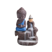Buddha Stones  Backflow Smoke Fountain Ceramic Blessing Incense Burner Decoration