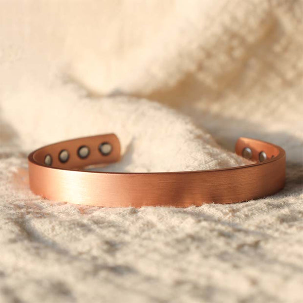 FREE Today: Balance Healing Vintage Pattern Magnetic Copper Adjustable Cuff Bracelet Bangle