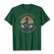 Buddha Stones I Walk My Path With Ease And Grace Tee T-shirt