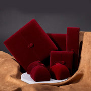 Buddha Stones Jewelry Storage Box Flannel Gift Box - image 0