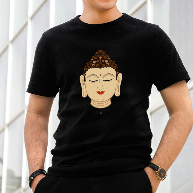 Buddha Stones Meditation Buddha Tee T-shirt T-Shirts BS 7