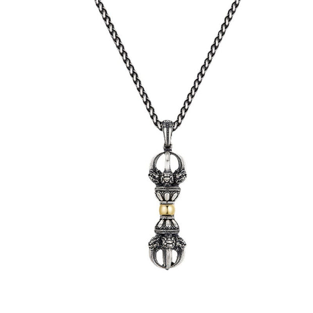 FREE Today: Unyielding Power Tibetan Dorje Vajra Design Necklace Pendant FREE FREE 9