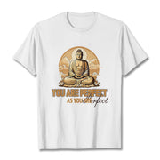 Buddha Stones You Are Perfect As You Are Tee T-shirt T-Shirts BS White 2XL