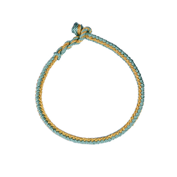 Buddha Stones Two-Color Rope Handcrafted Eight Thread Peace Knot Bracelet (Extra 30% Off | USE CODE: FS30) - image 8