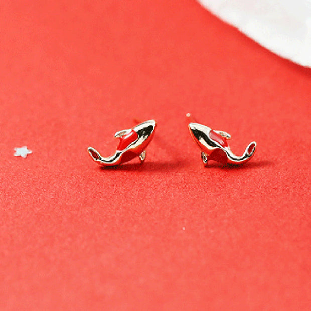 Buddha Stones Copper Koi Fish Wealth Necklace Pendant Red Rope Bracelet Earrings Set Bracelet Necklaces & Pendants BS 15