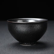 Buddha Stones Gold Leaf Chinese Jianzhan Dragon Phoenix Lotus Avalokitesvara Koi Fish Ceramic Teacup Tenmoku Kung Fu Tea Cup Bowl - image 3