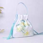 Buddha Stones Suzhou Embroidery Rabbit Lotus Epiphyllum Peony Magnolia Silk Tote Crossbody Bag Shoulder Bag Handbag 1