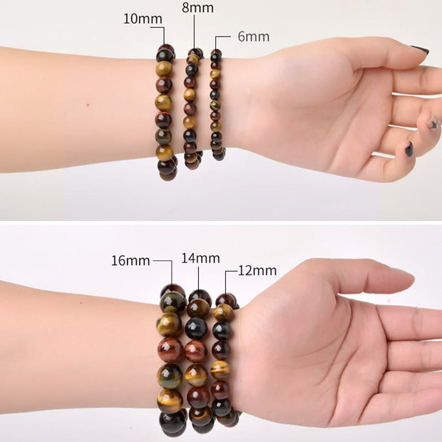 Buddha Stones Natural Tiger Eye Positive Protection Bracelet Bracelet BS 15