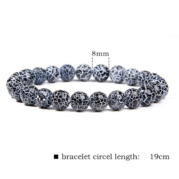 Natural Agate Stone Crystal Balance Beaded Bracelet Bracelet BS 59