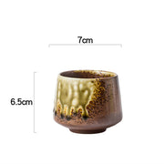 Buddha Stones Retro Kiln Change Ceramic Coffee Mug Tea Espresso Coffee Cup 200ml