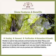 Buddha Stones "May Light and Protection Be With You" Peridot Bracelet Includes Gift Message Card - image 11