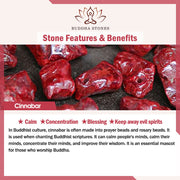 Buddha Stones Cinnabar Rabbit Bunny Fu Character Blessing Bracelet