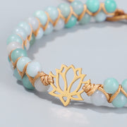 Buddha Stones Amazonite Beads Lotus Flower Balance Weave Bracelet (Extra 30% Off | USE CODE: FS30) - image 8