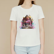 Buddha Stones Butterfly Meditation Buddha Tee T-shirt T-Shirts BS 4