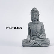 Buddha Stones Sitting Meditation Buddha Blessing Compassion Decoration