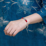 FREE Today: Good Fortune Tibet Om Mani Padme Hum Red String Bracelet Bangle FREE FREE 2