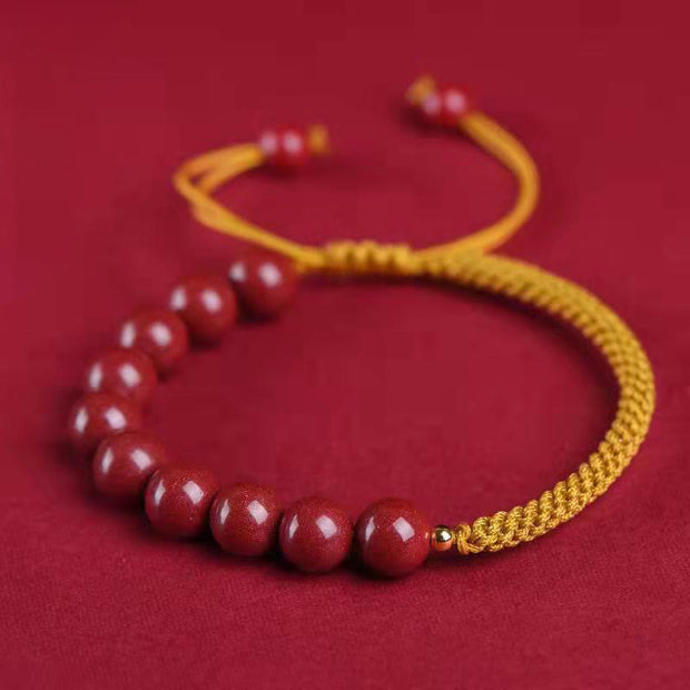 Buddha Stones Natural Cinnabar King Kong Knot Blessing String Bracelet (Extra 35% Off | USE CODE: FS35) - image 22