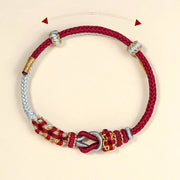 Buddha Stones Handmade Peach Blossom Knot Eight Thread Peace Knot Luck Protection Bracelet (Extra 35% Off | USE CODE: FS35) - image 9