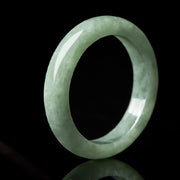 Buddha Stones Natural Jade Prosperity Abundance Ring