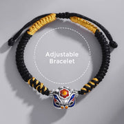 Buddha Stones Handmade Dancing Lion Luck Braided String Bracelet 5