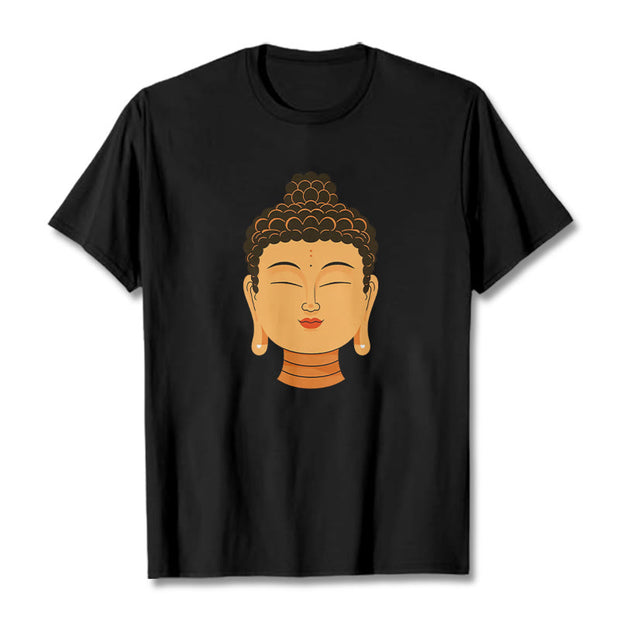 Buddha Stones Blessed Meditation Buddha Tee T-shirt T-Shirts BS Black 2XL